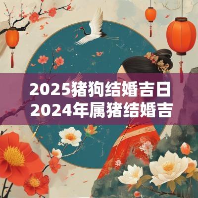 2025猪狗结婚吉日 2025年属猪结婚吉日