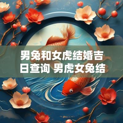 男兔和女虎结婚吉日查询 男虎女兔结婚最忌讳什么