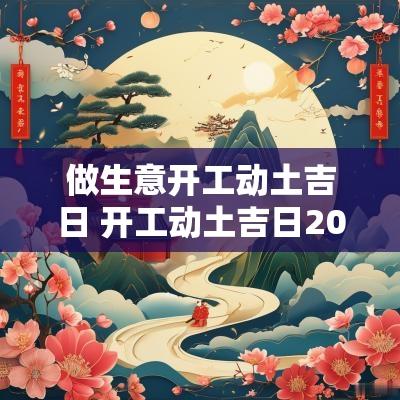 做生意开工动土吉日 开工动土吉日2025