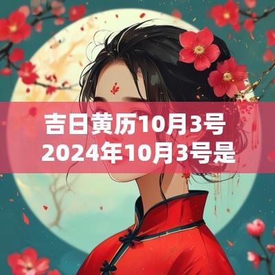 吉日黄历10月3号 2025年10月3号是黄道吉日吗