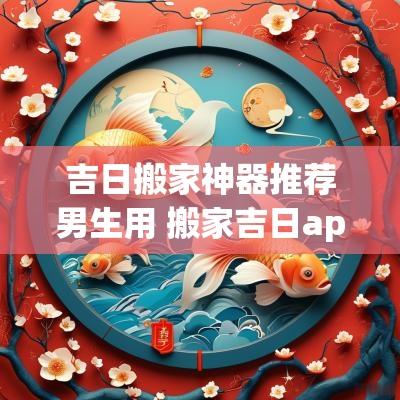 吉日搬家神器推荐男生用 搬家吉日app哪个好