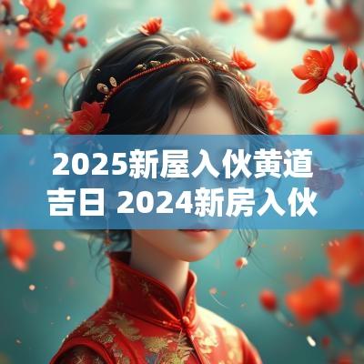 2025新屋入伙黄道吉日 2025新房入伙的吉日和时间