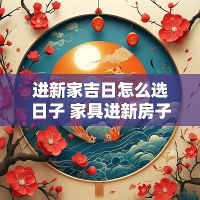 进新家吉日怎么选日子 家具进新房子要选日子吗