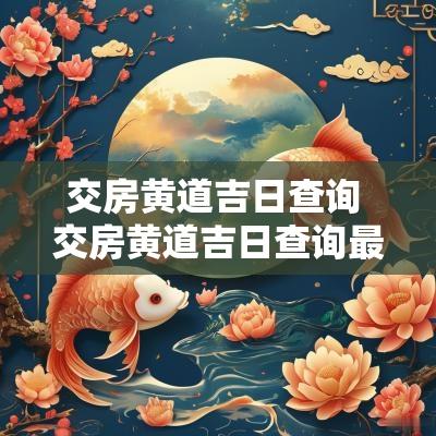交房黄道吉日查询 交房黄道吉日查询最新
