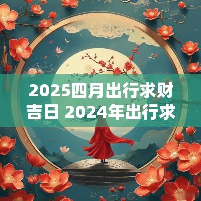 2025四月出行求财吉日 2025年出行求财吉日
