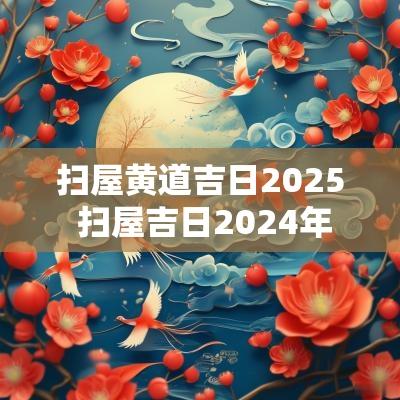 扫屋黄道吉日2025 扫屋吉日2025年