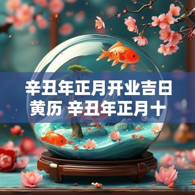 辛丑年正月开业吉日黄历 辛丑年正月十七
