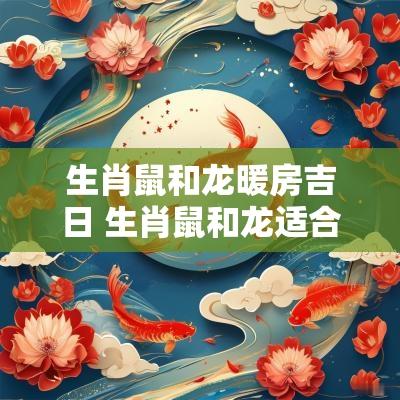 生肖鼠和龙暖房吉日 生肖鼠和龙适合住几楼