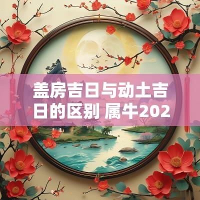 盖房吉日与动土吉日的区别 属牛2025年哪天盖房动土最佳吉日