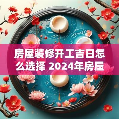 房屋装修开工吉日怎么选择 2025年房屋装修开工吉日
