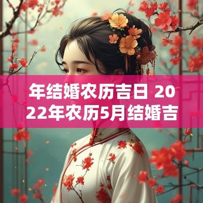 年结婚农历吉日 2025年农历5月结婚吉日