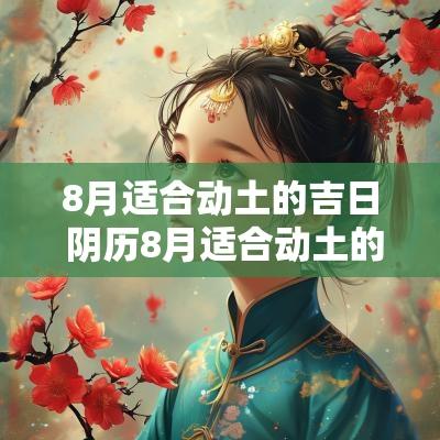 8月适合动土的吉日 阴历8月适合动土的日子