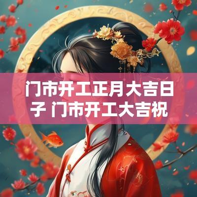 门市开工正月大吉日子 门市开工大吉祝福语