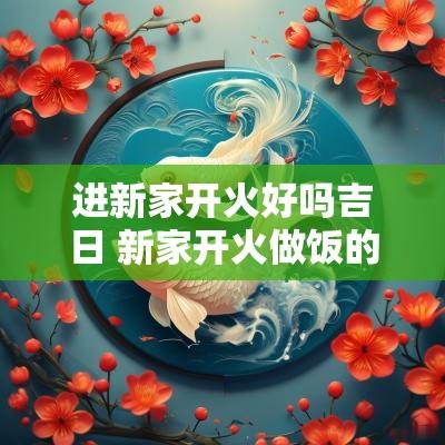 进新家开火好吗吉日 新家开火做饭的日子有讲究吗