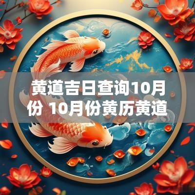 黄道吉日查询10月份 10月份黄历黄道吉日查询