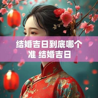 结婚吉日到底哪个准 结婚吉日
