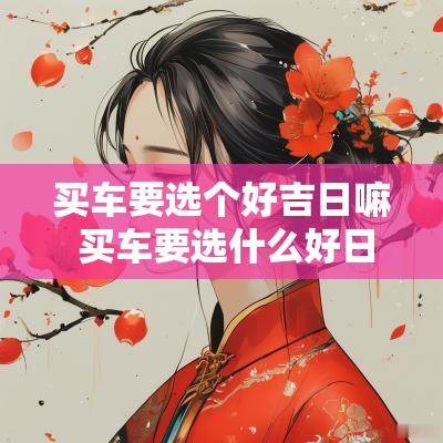 买车要选个好吉日嘛 买车要选什么好日子
