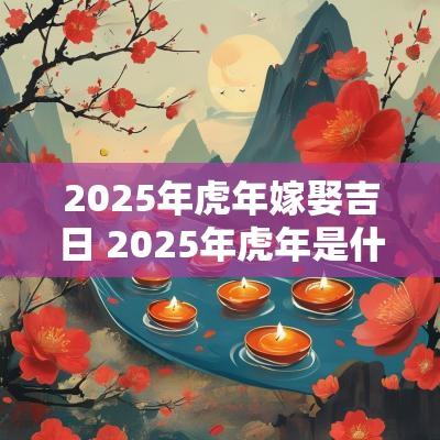 2025年蛇年嫁娶吉日 2025年蛇年是什么命