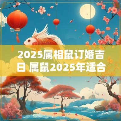 2025属相鼠订婚吉日 属鼠2025年适合结婚吗