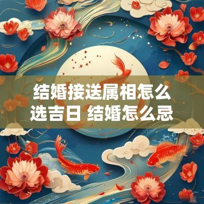 结婚接送属相怎么选吉日 结婚怎么忌属相