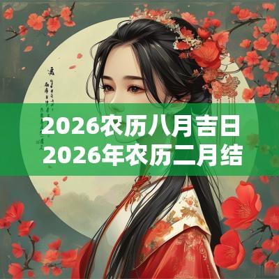 2026农历八月吉日 2026年农历二月结婚吉日