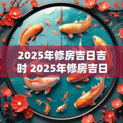 2025年修房吉日吉时 2025年修房吉日吉时查询