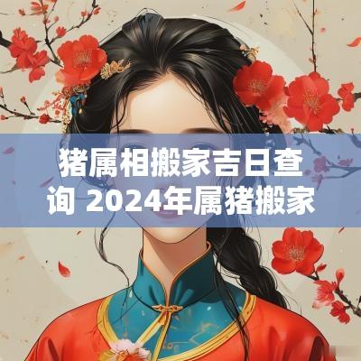 猪属相搬家吉日查询 2025年属猪搬家吉日有哪些