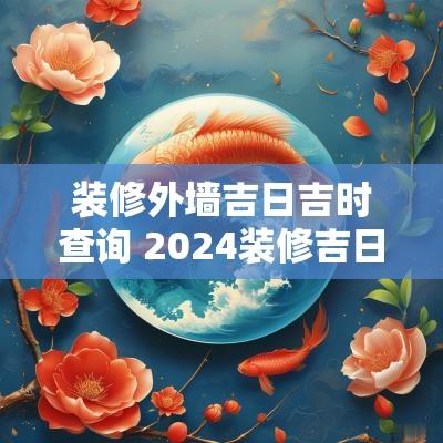 装修外墙吉日吉时查询 2025装修吉日吉时查询