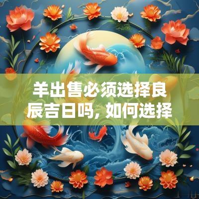 羊出售必须选择良辰吉日吗, 如何选择合适的出售时机