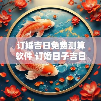 订婚吉日免费测算软件 订婚日子吉日查询2025