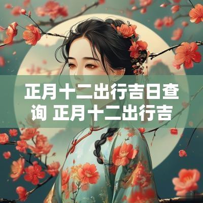 正月十二出行吉日查询 正月十二出行吉时