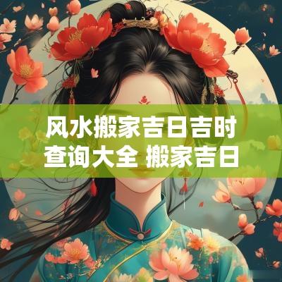 风水搬家吉日吉时查询大全 搬家吉日查询2025年黄道吉日