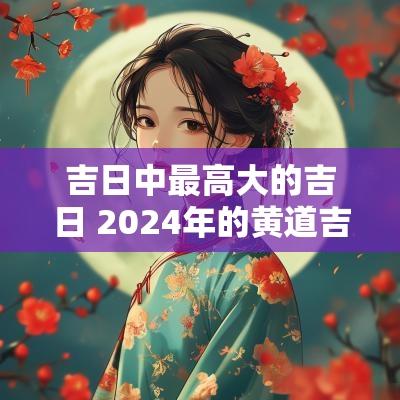 吉日中最高大的吉日 2025年的黄道吉日最好的是哪一天