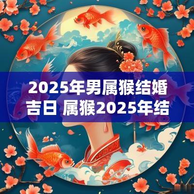 2025年男属猴结婚吉日 属猴2025年结婚好不好