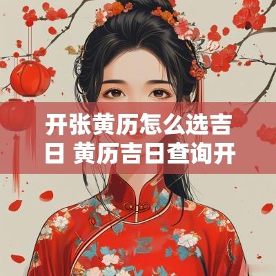 开张黄历怎么选吉日 黄历吉日查询开张做生意