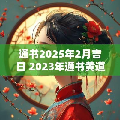 通书2025年2月吉日 2025年通书黄道吉日