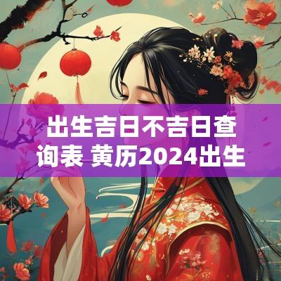 出生吉日不吉日查询表 黄历2025出生吉日查询