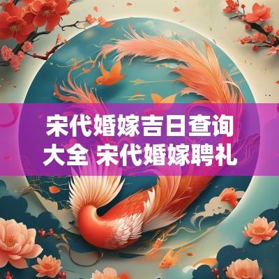 宋代婚嫁吉日查询大全 宋代婚嫁聘礼