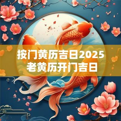 按门黄历吉日2025 老黄历开门吉日 按门黄历吉日2025 老黄历开门吉日