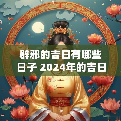 辟邪的吉日有哪些日子 2025年的吉日有哪些