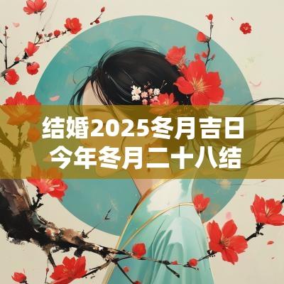 结婚2025冬月吉日 今年冬月二十八结婚吉日