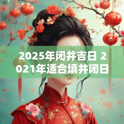 2025年闭井吉日 2025年适合填井闭日