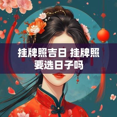 挂牌照吉日 挂牌照要选日子吗