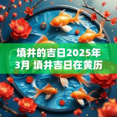 填井的吉日2025年3月 填井吉日在黄历中怎么查