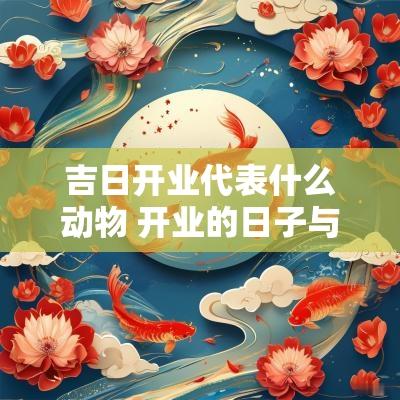 吉日开业代表什么动物 开业的日子与属相相冲好不好
