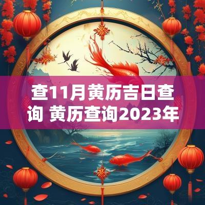 查11月黄历吉日查询 黄历查询2025年11月份黄道吉日