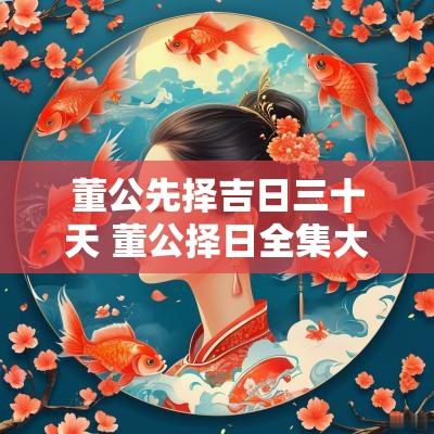 董公先择吉日三十天 董公择日全集大全价格
