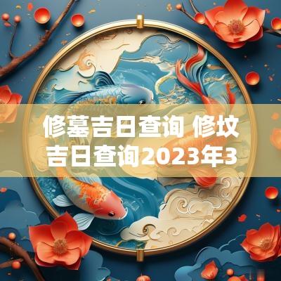 修墓吉日查询 修坟吉日查询2025年3月份
