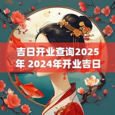 吉日开业查询2025年 2025年开业吉日一览表