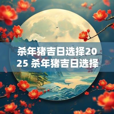 杀年猪吉日选择2025 杀年猪吉日选择2025年好吗